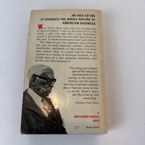 Vintage paperback book "My Years with General Motors" by Alfred P. Sloan Jr. - Picture 2 of 5